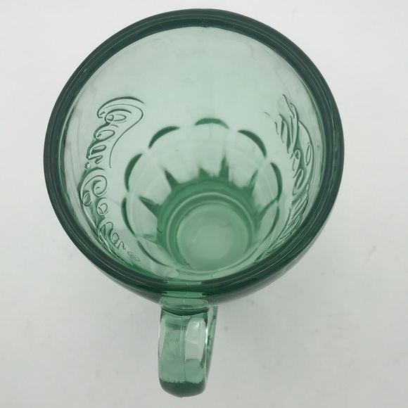 VTG/Retro Set of 6 Libbey Coca Cola Coke Float Malt Green Glasses/Mugs w/Handles - Picture 6 of 8